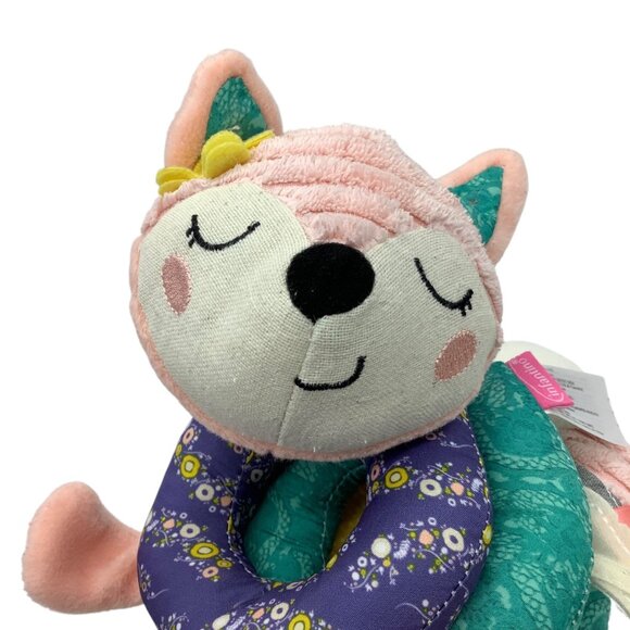 Infantino Baby Activity Fox Spiral Car Seat Toy Textures Teethers Newborn Unisex - Picture 2 of 5